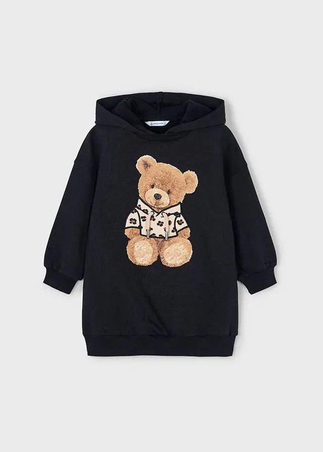 Mayoral Teddy Sweatkleid Mokkini Kindermode Sweatkleid