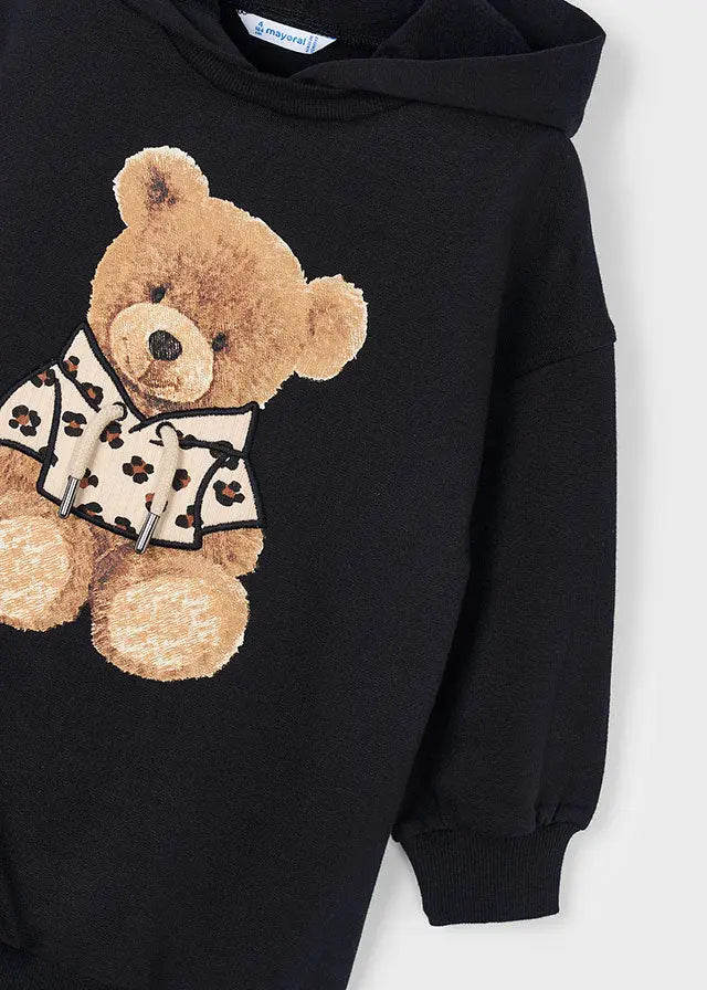 Mayoral Teddy Sweatkleid Mokkini Kindermode Sweatkleid