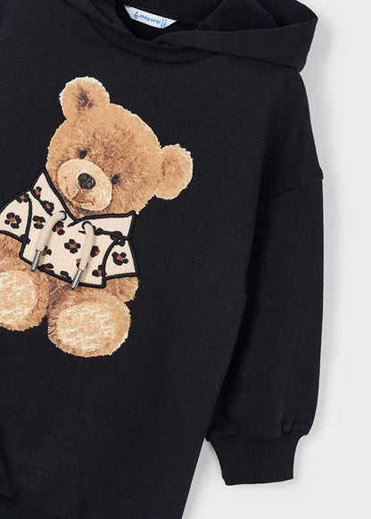 Mayoral Teddy Sweatkleid Mokkini Kindermode Sweatkleid