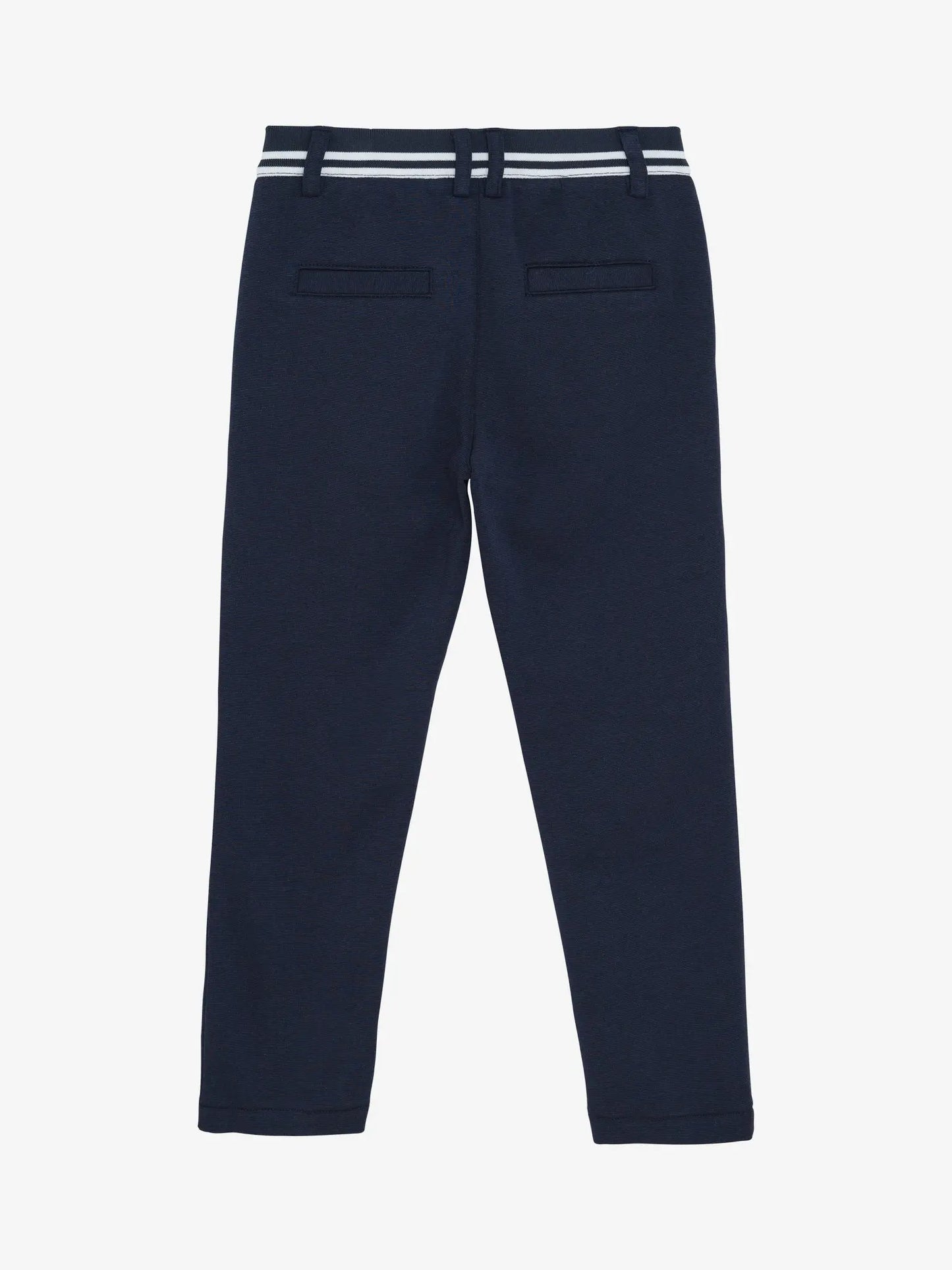 Minymo Hose – Dunkelblau mit Streifenbund Mokkini Kindermode Hose