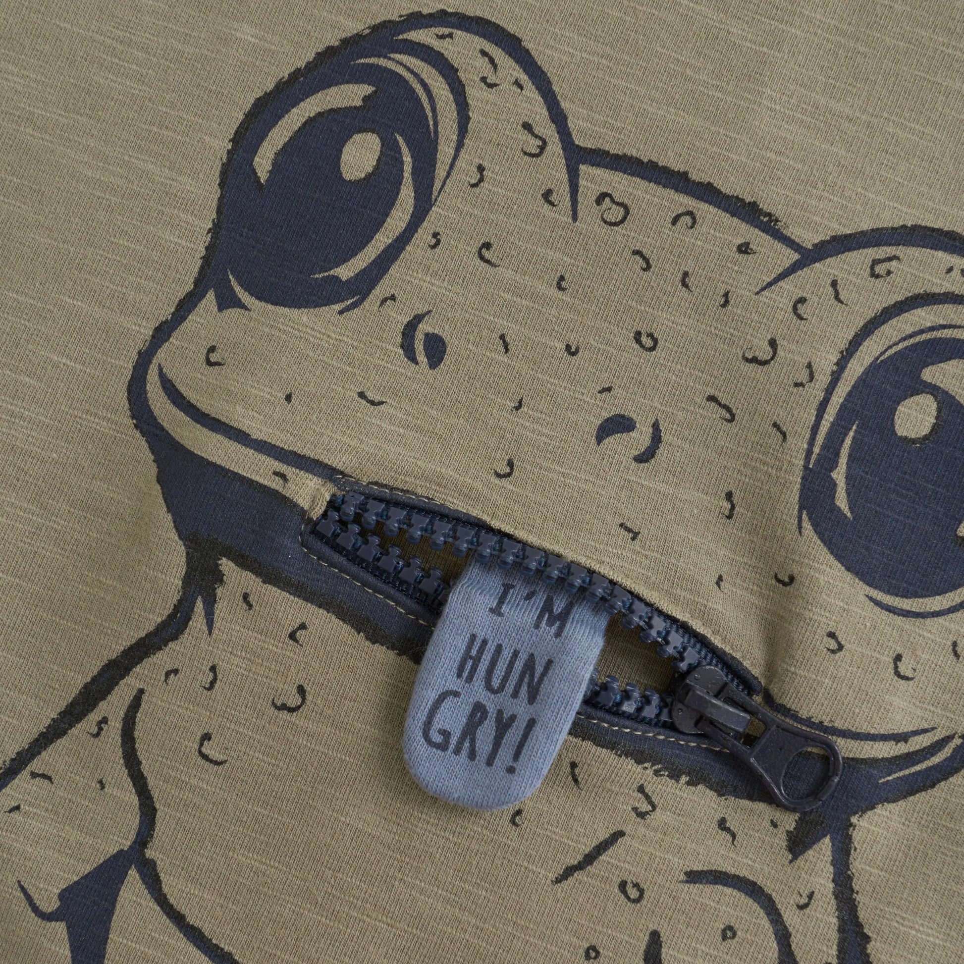 Minymo Jungen Sweatshirt mit Frosch-Motiv Mokkini Kindermode Gesperrt