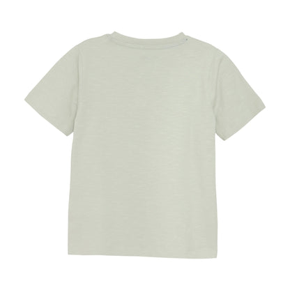Minymo Jungen T-Shirt "Explorers Guide" in Hellgrün Mokkini Kindermode Gesperrt