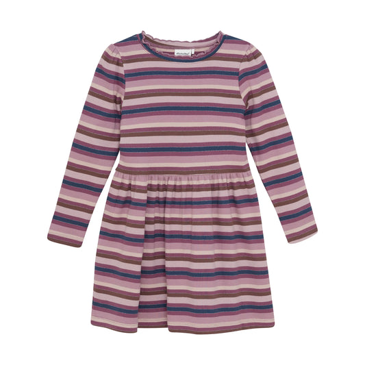 Minymo Kleid gestreift Mädchen langarm Mokkini Kindermode Kleid