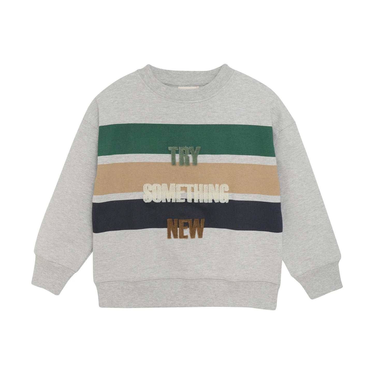 Minymo Sweatshirt mit Blockstreifen - Sweatshirt - Minymo
