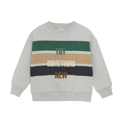 Minymo Sweatshirt mit Blockstreifen - Sweatshirt - Minymo