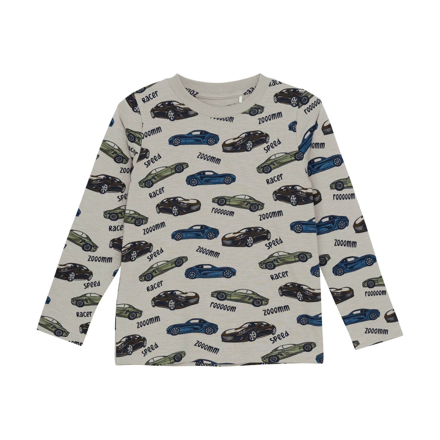 Minymo T-Shirt Langarm Autos Mokkini Kindermode T-Shirt Langarm