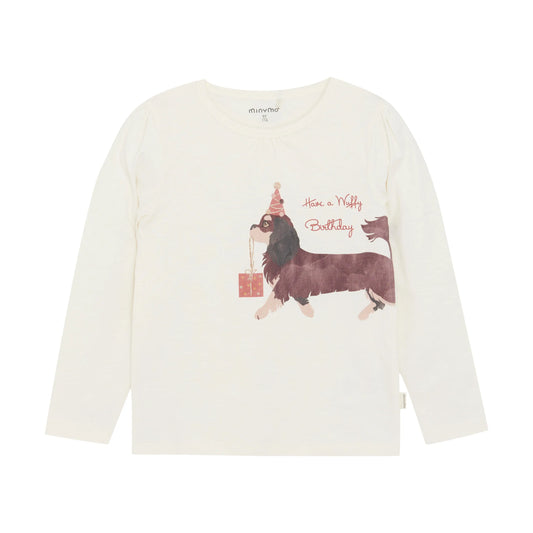 Minymo T-Shirt Langarm mit Geburtstagsfreund - T-Shirt Langarm - Minymo