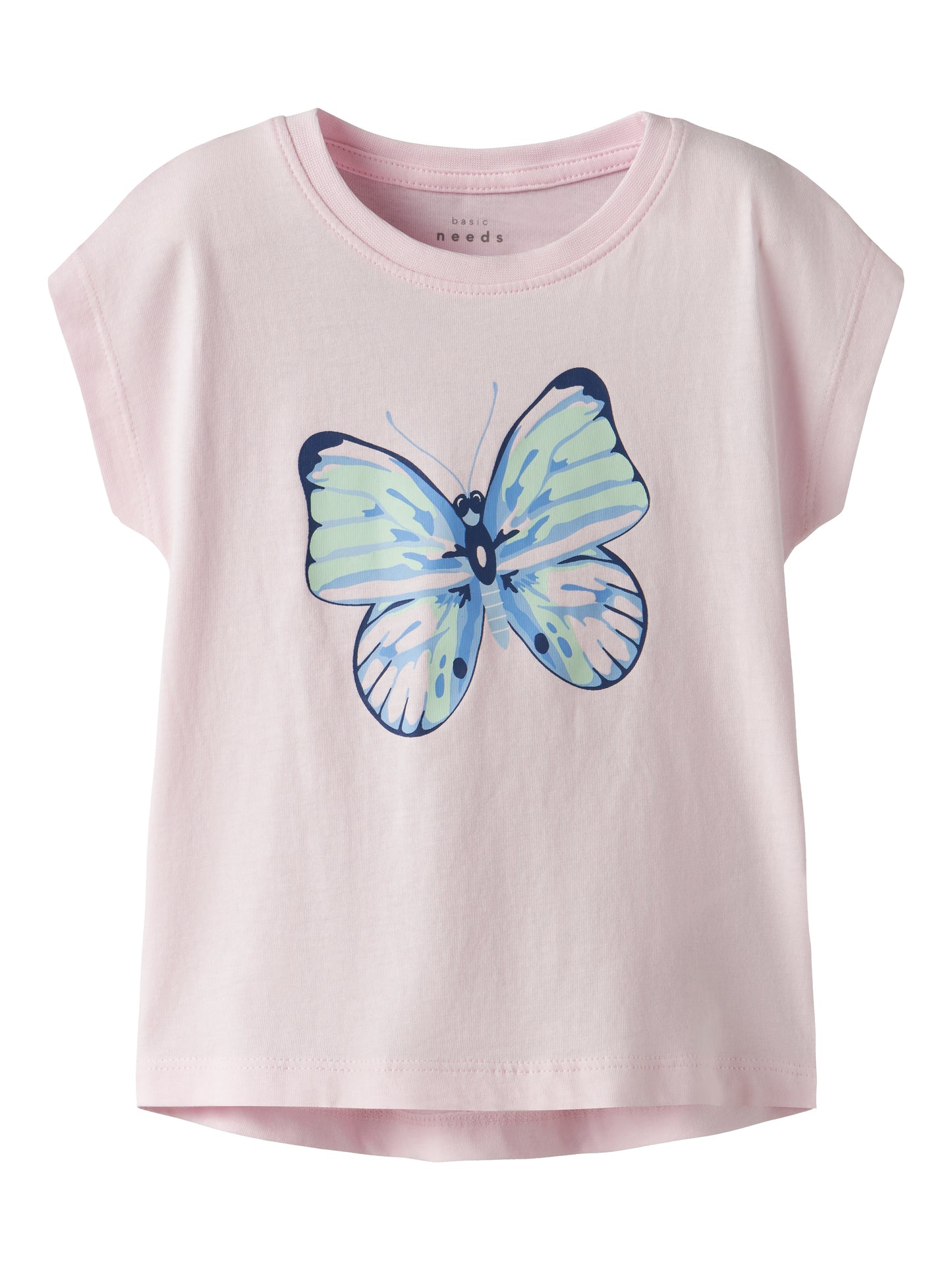 name it - T-Shirt mit Schmetterlingsmotiv
