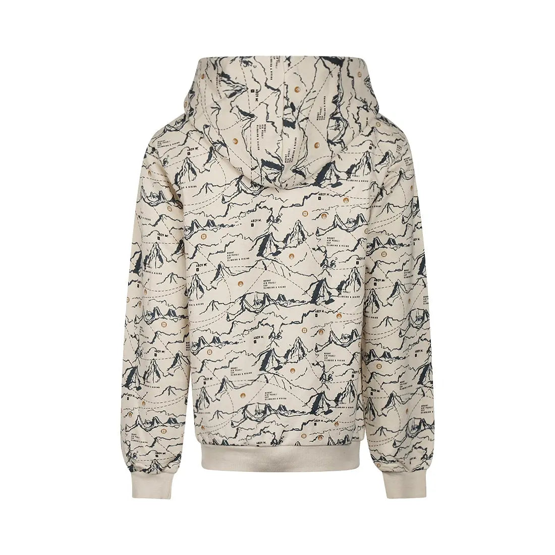 NO WAY MONDAY Hoodie Allover Print Mokkini Kindermode Sweatshirt