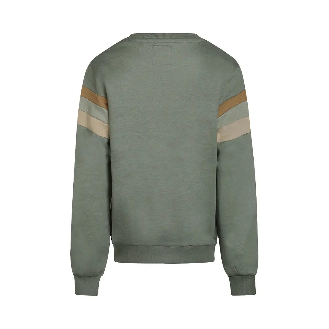NO WAY MONDAY Sweatshirt grün gestreift Mokkini Kindermode Sweatshirt