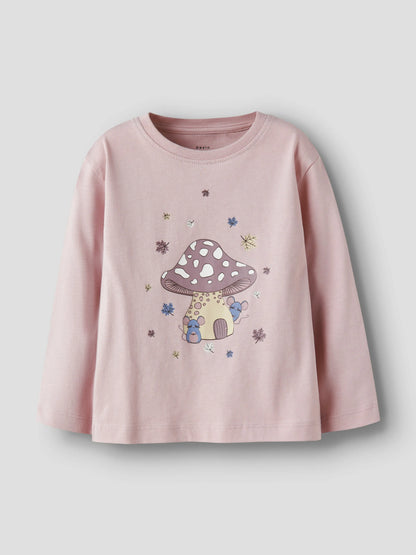 Name it Langarmshirt Pilz-Print Mokkini Kindermode T-Shirt Langarm