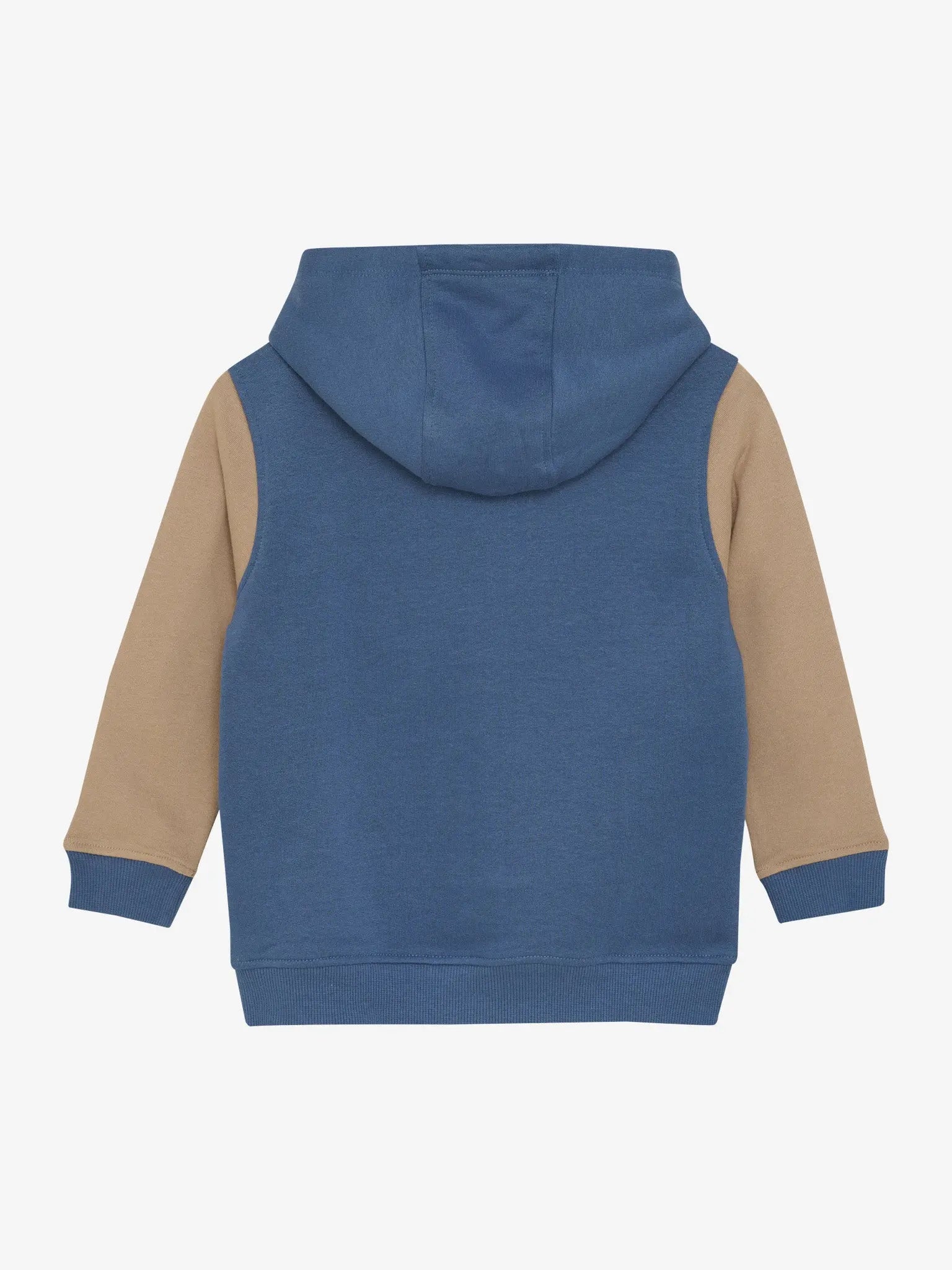 Noppies Sweatshirt mit Kapuze & N-Patch – Blau/Beige Mokkini Kindermode