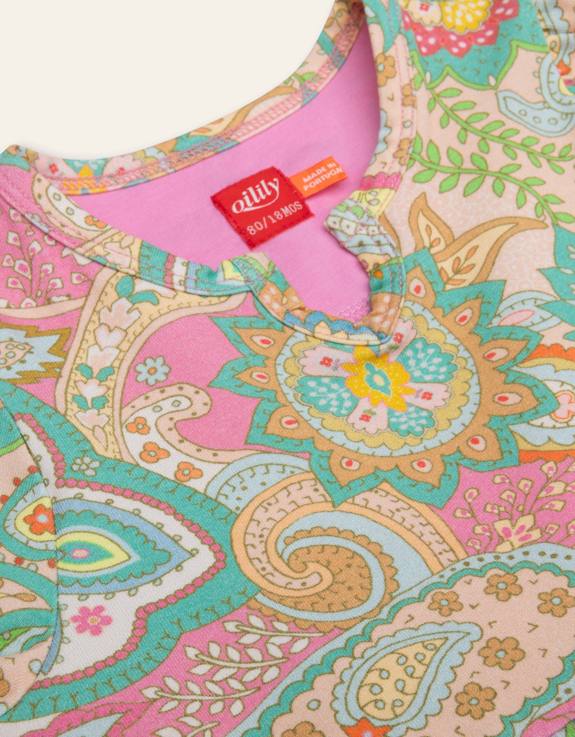 Oilily Kinderkleid Chewy Paisley – Luftig & Farbenfroh Mokkini Kindermode Kleid