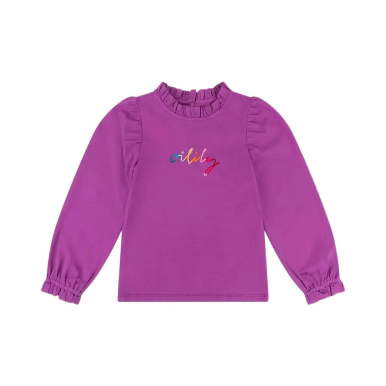 Oilily Langarmshirt mit Rüschenkragenfür Mädchen - Langarmshirt - Oilily