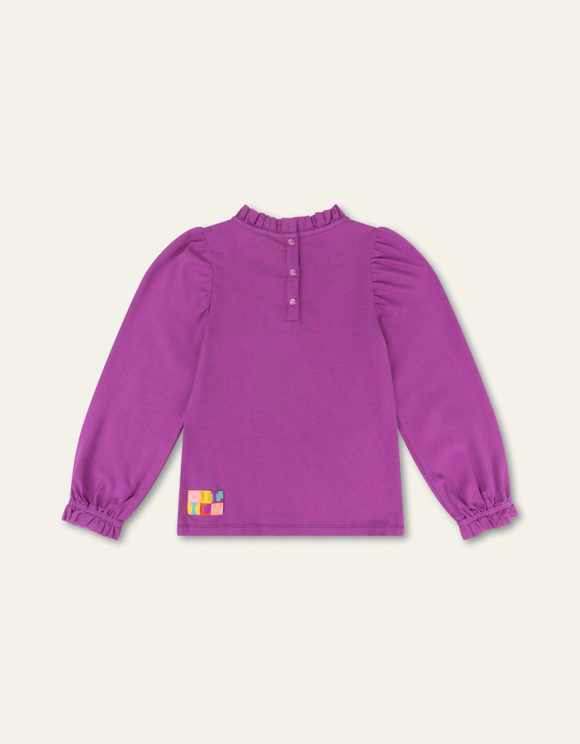 Oilily Langarmshirt mit Rüschenkragenfür Mädchen - Langarmshirt - Oilily