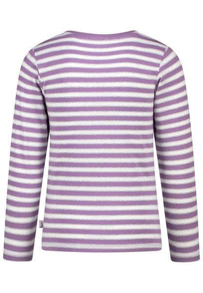 Salt & Pepper Langarmshirt Pferd mit Pailletten Details Mokkini Kindermode Langarmshirt