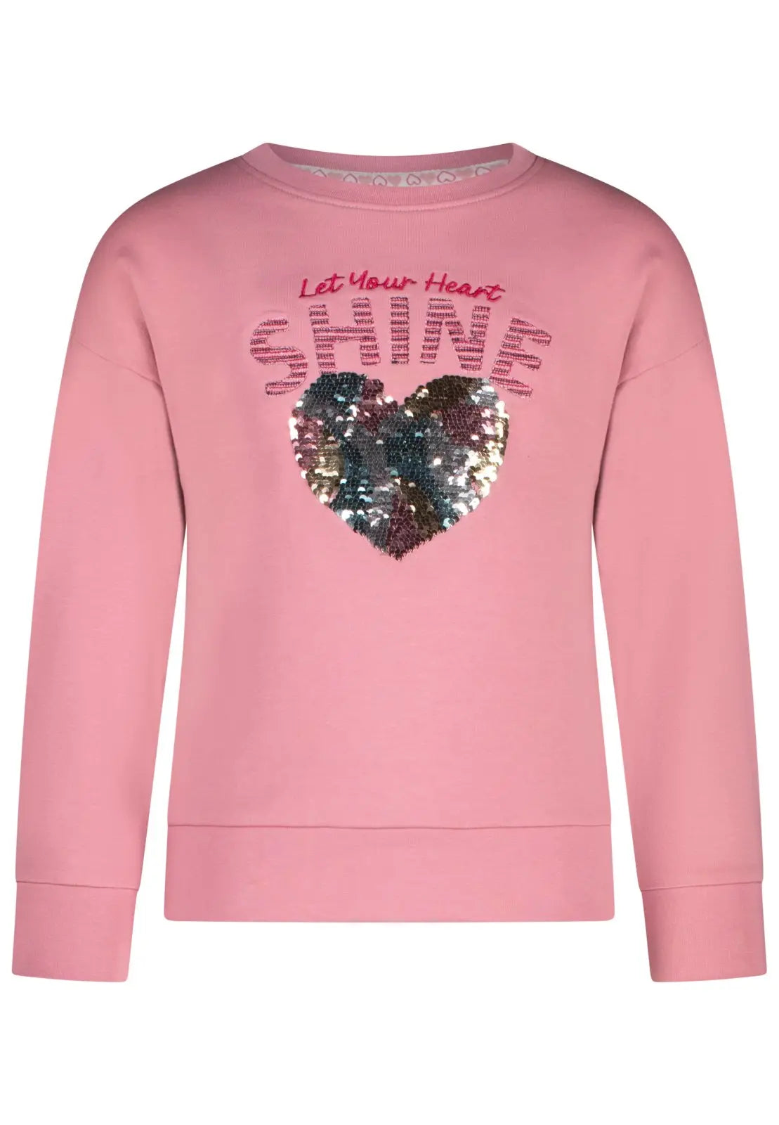 Salt & Pepper Sweatshirt Shine Mädchen rosa Mokkini Kindermode Sweatshirt
