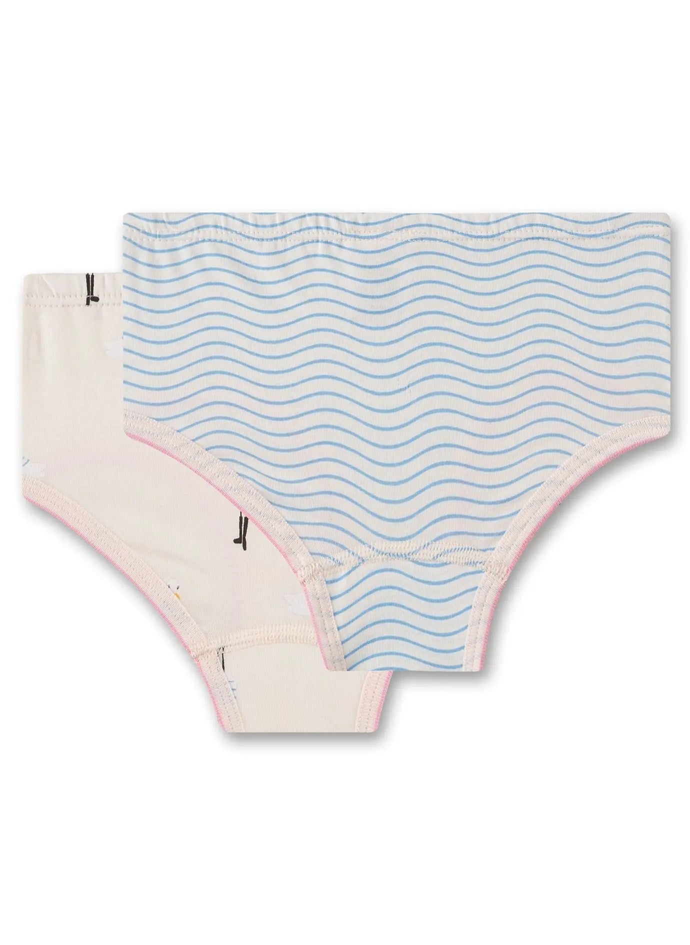 Sanetta Hipslip 2-Pack mit Möwen Alloverprint-Mokkini Kindermode