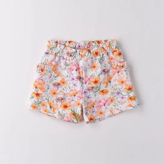 Sarabanda Shorts – Blumenmuster Mokkini Kindermode Shorts