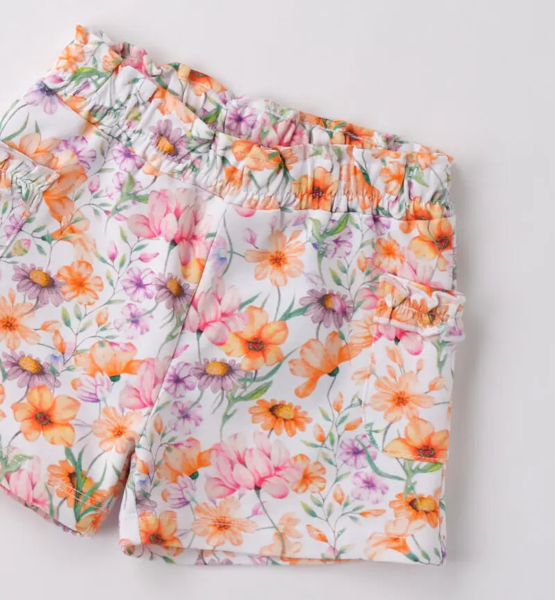 Sarabanda Shorts – Blumenmuster Mokkini Kindermode Shorts