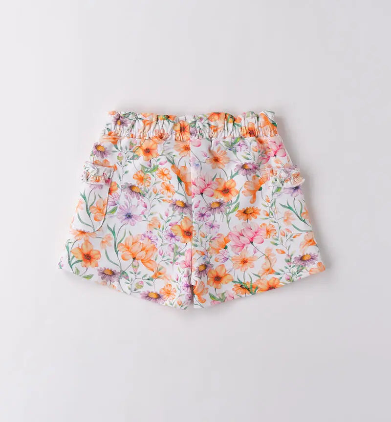 Sarabanda Shorts – Blumenmuster Mokkini Kindermode Shorts