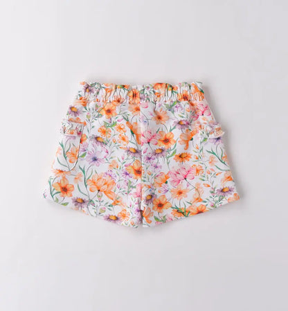 Sarabanda Shorts – Blumenmuster Mokkini Kindermode Shorts