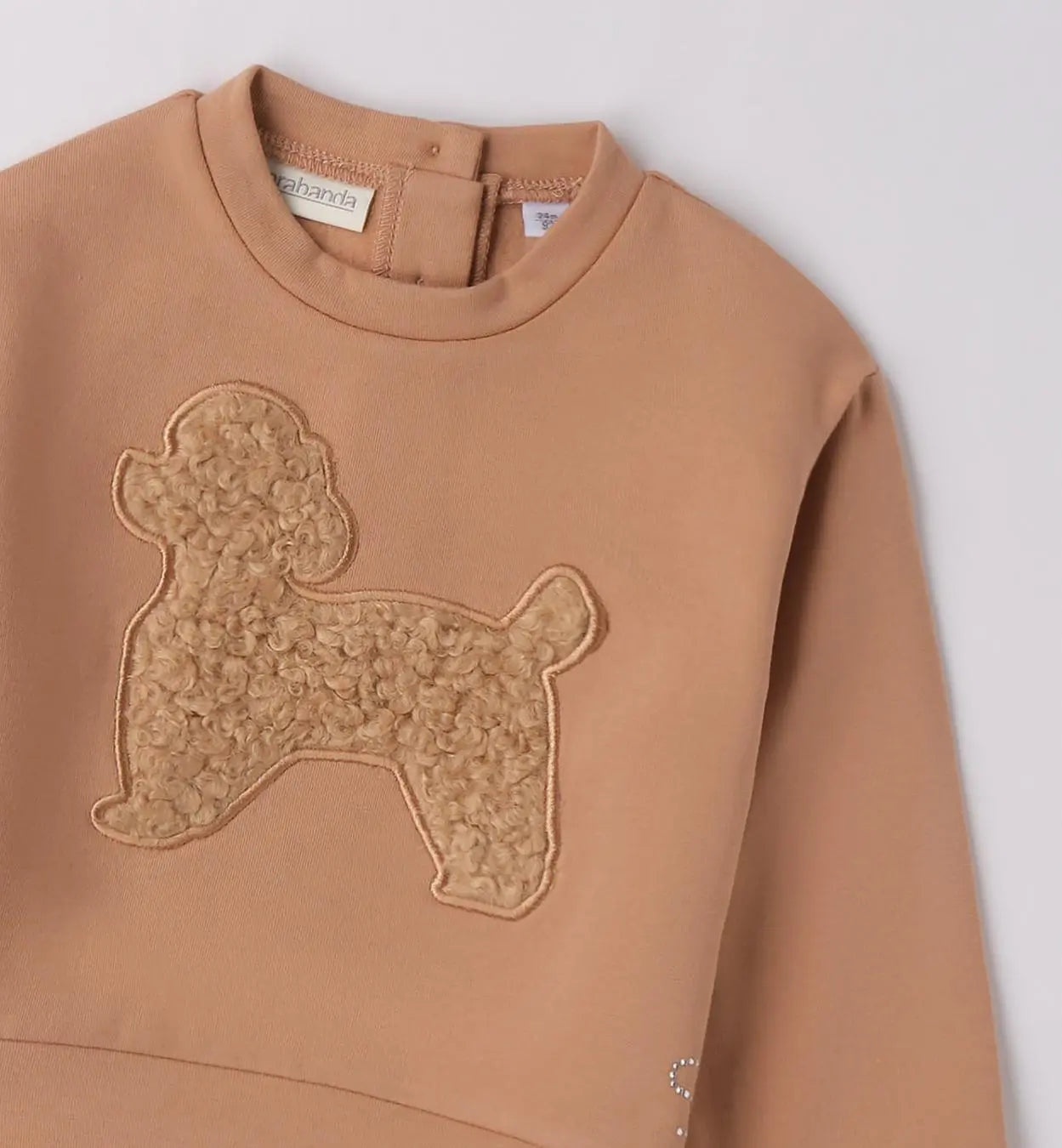 Sarabanda Sweatshirt mit Hundemotiv Mokkini Kindermode