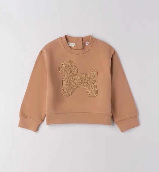 Sarabanda Sweatshirt mit Hundemotiv Mokkini Kindermode