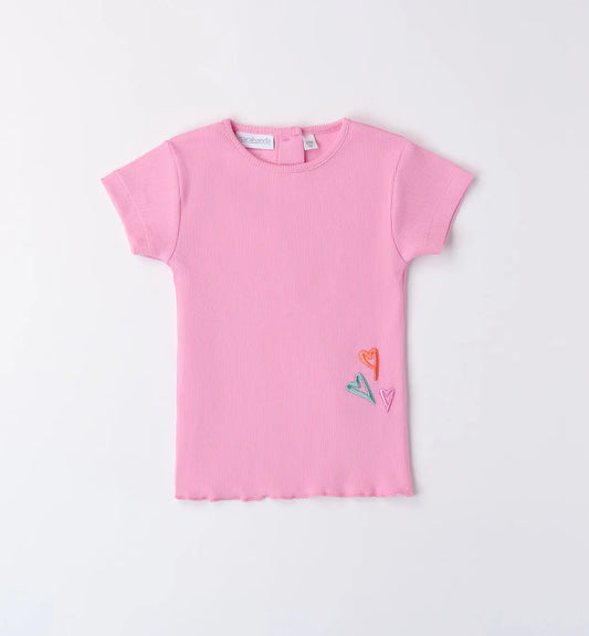 Sarabanda T-Shirt – Herzstickerei Mokkini Kindermode T-Shirt