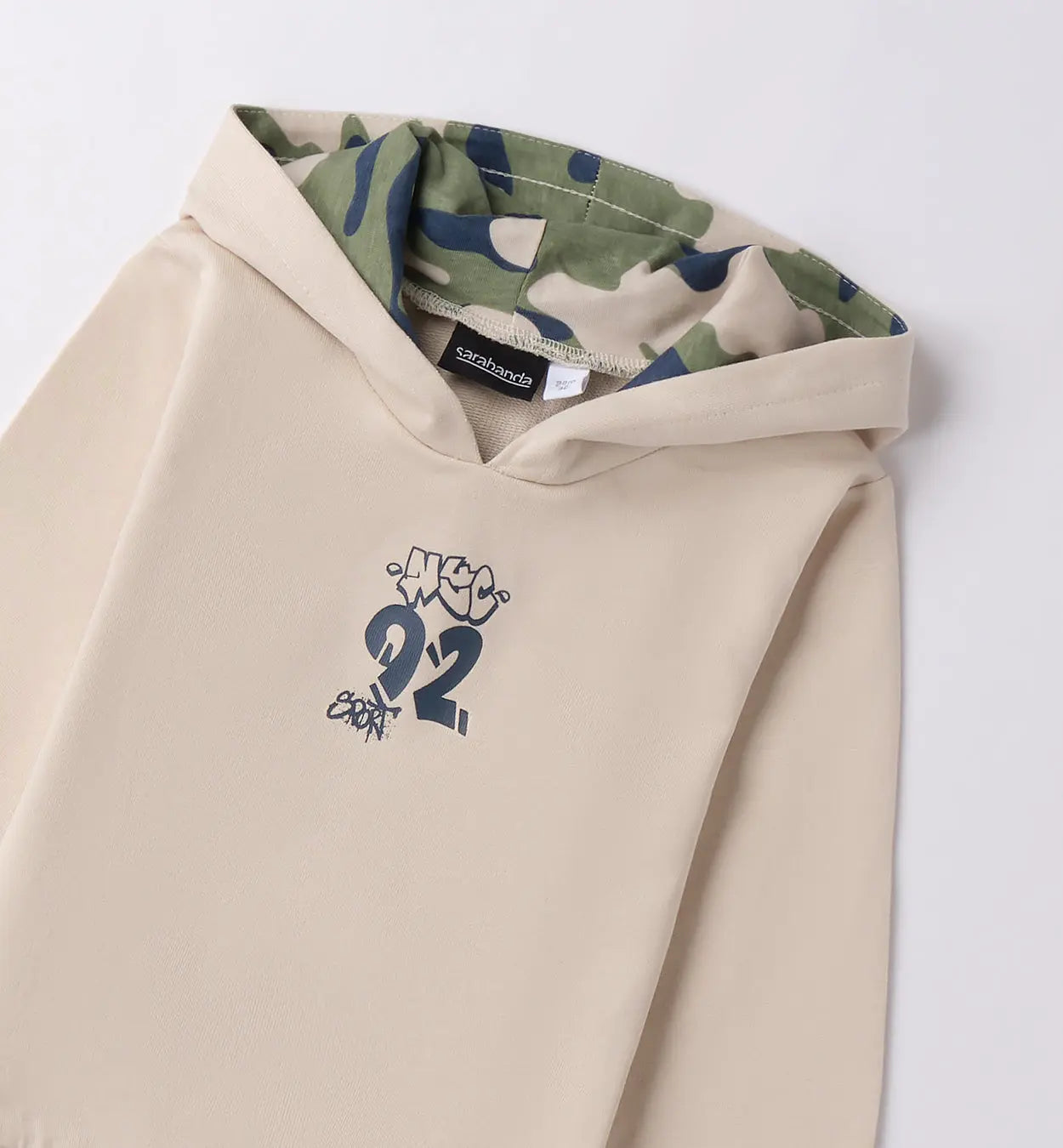 Sweatshirt mit Kapuze & Graffiti-Print Mokkini Kindermode