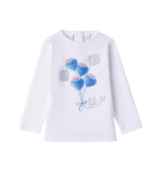 Sarabanda Langarmshirt – Blumenmotiv