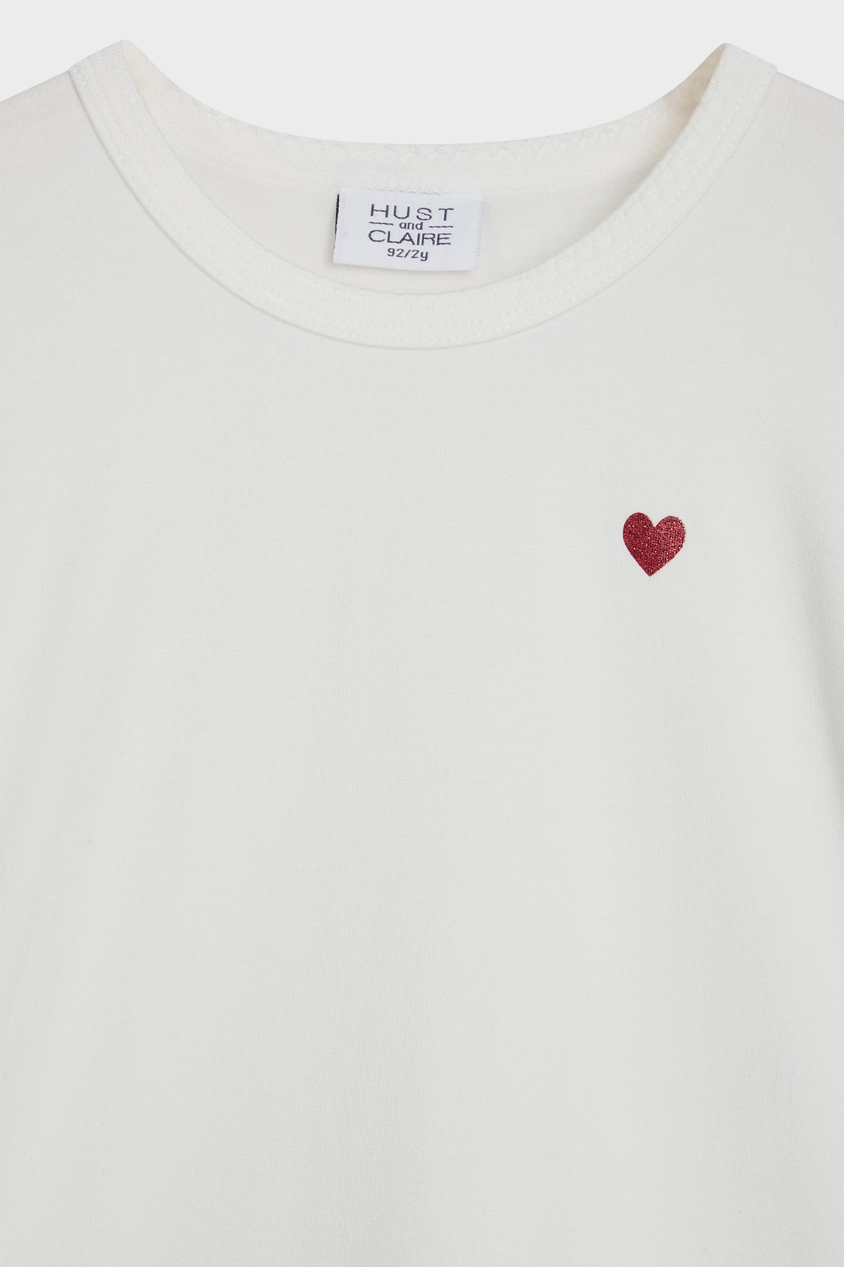 Hust & Claire Langarmshirt mit Herzmotiv – Alma - T-Shirt Langarm - Hust&Claire