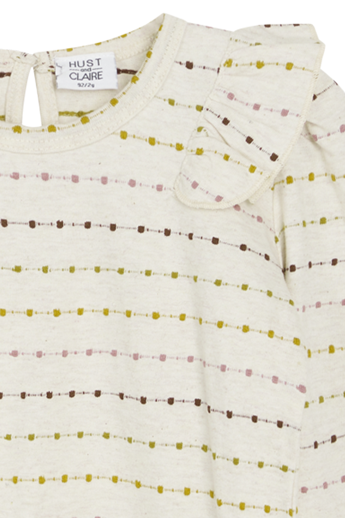 Hust & Claire - Aliza - T-Shirt Langarm mit Rüschendetails - T-Shirt Langarm - Hust&Claire