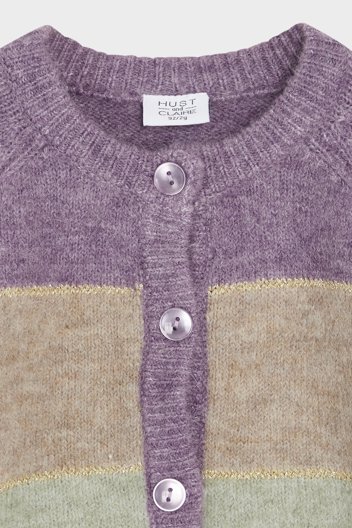 Hust & Claire - Charlotte - Cardigan mit Blockstreifen - Cardigan - Hust&Claire