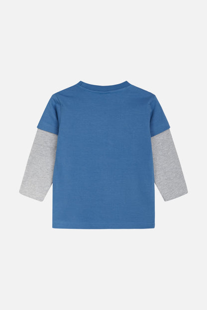 Hust & Claire T-Shirt Langarm mit coolem Giraffenprint-Mokkini Kindermode