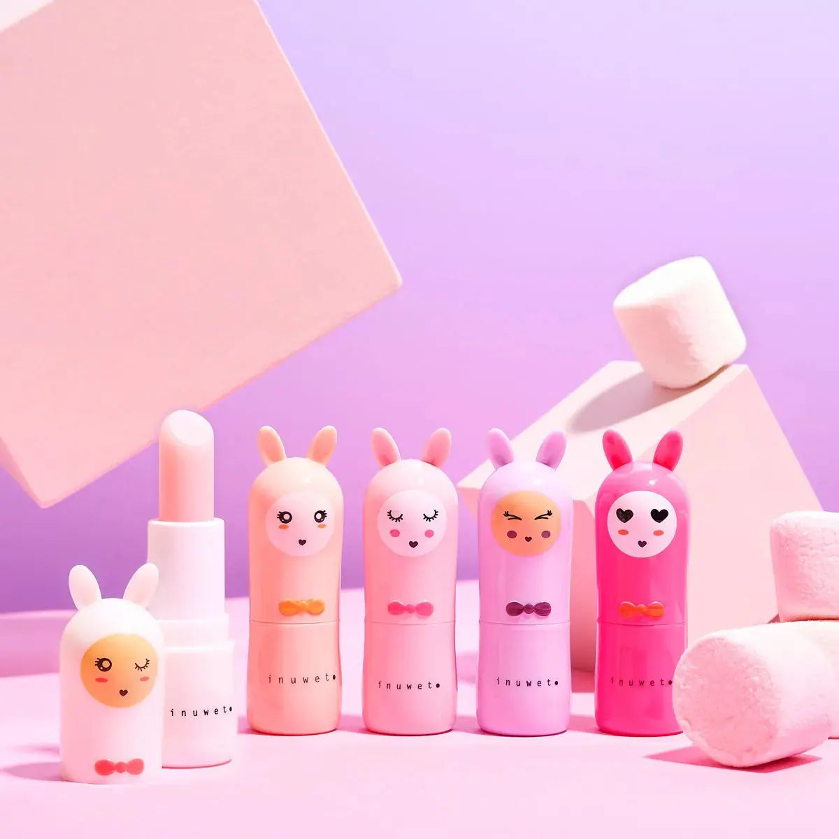 inuwet Lip Balm Bunny | CHERRY FUSHIA Edition Mokkini Kindermode Pflege