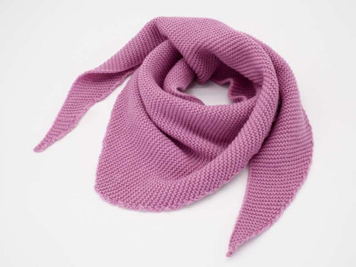 KisMe Strickschal in pinkfarbener Optik