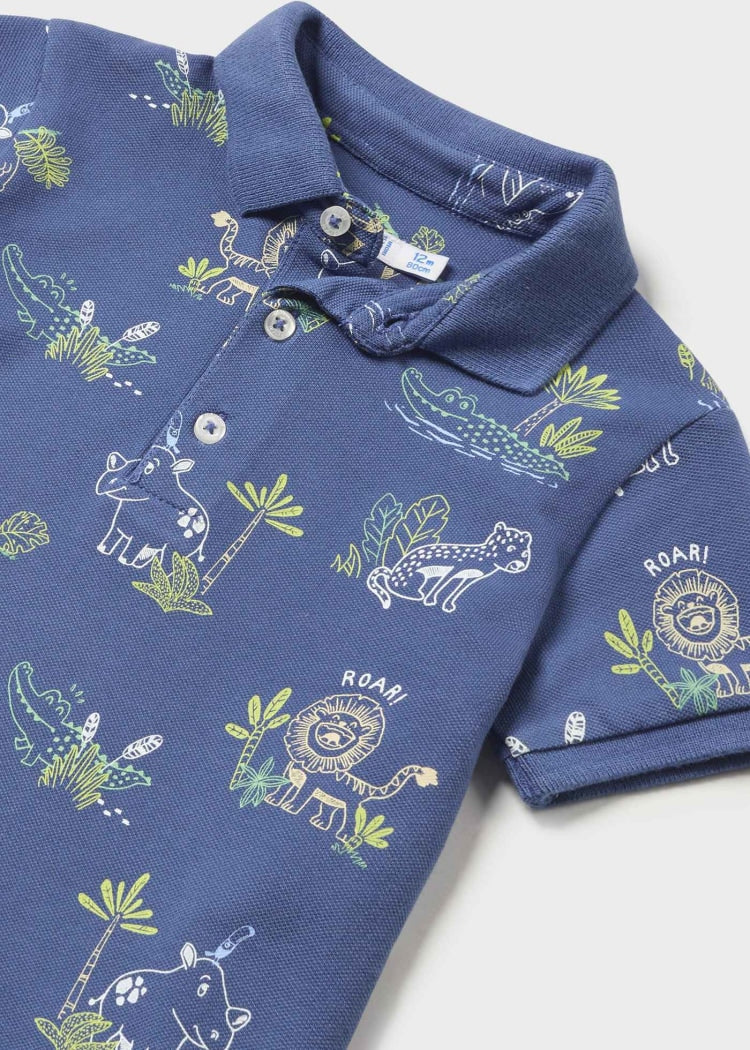 Mayoral Polo T-Shirt mit Tiermotiven-Mokkini Kindermode