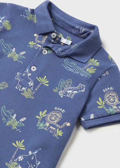 Mayoral Polo T-Shirt mit Tiermotiven-Mokkini Kindermode