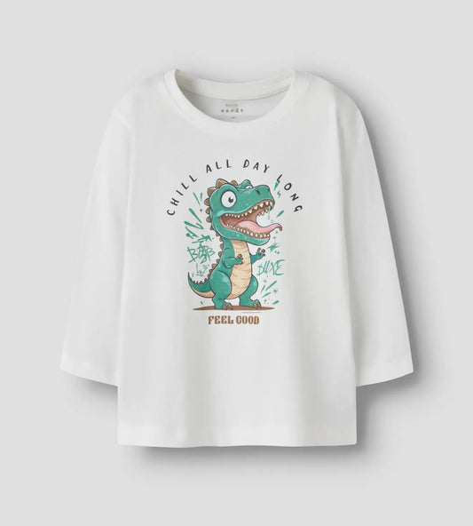 name it - Langarmshirt Dino Mokkini Kindermode