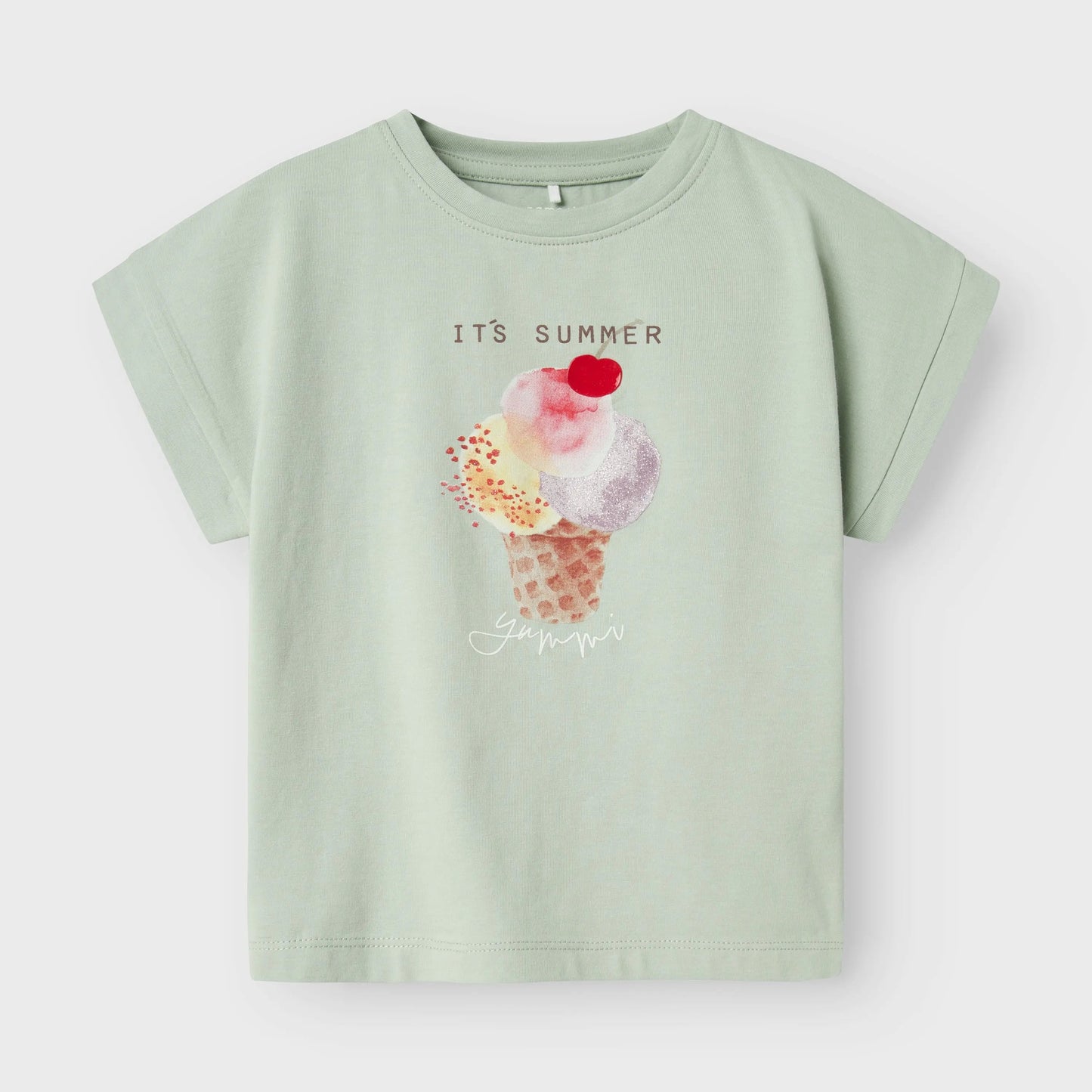 name it - T-Shirt mit Eis-Motiv Mokkini Kindermode T-Shirt