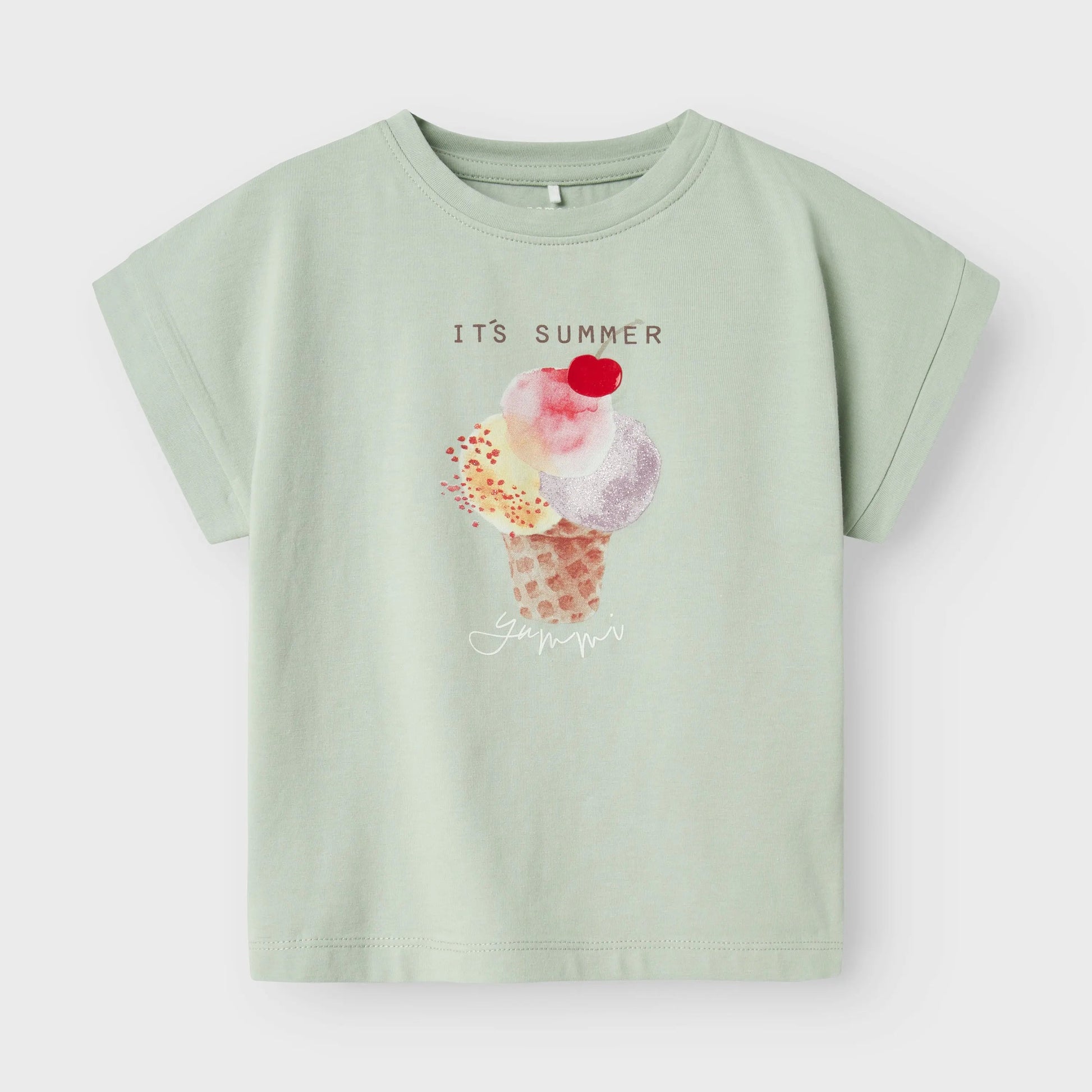 name it - T-Shirt mit Eis-Motiv Mokkini Kindermode T-Shirt