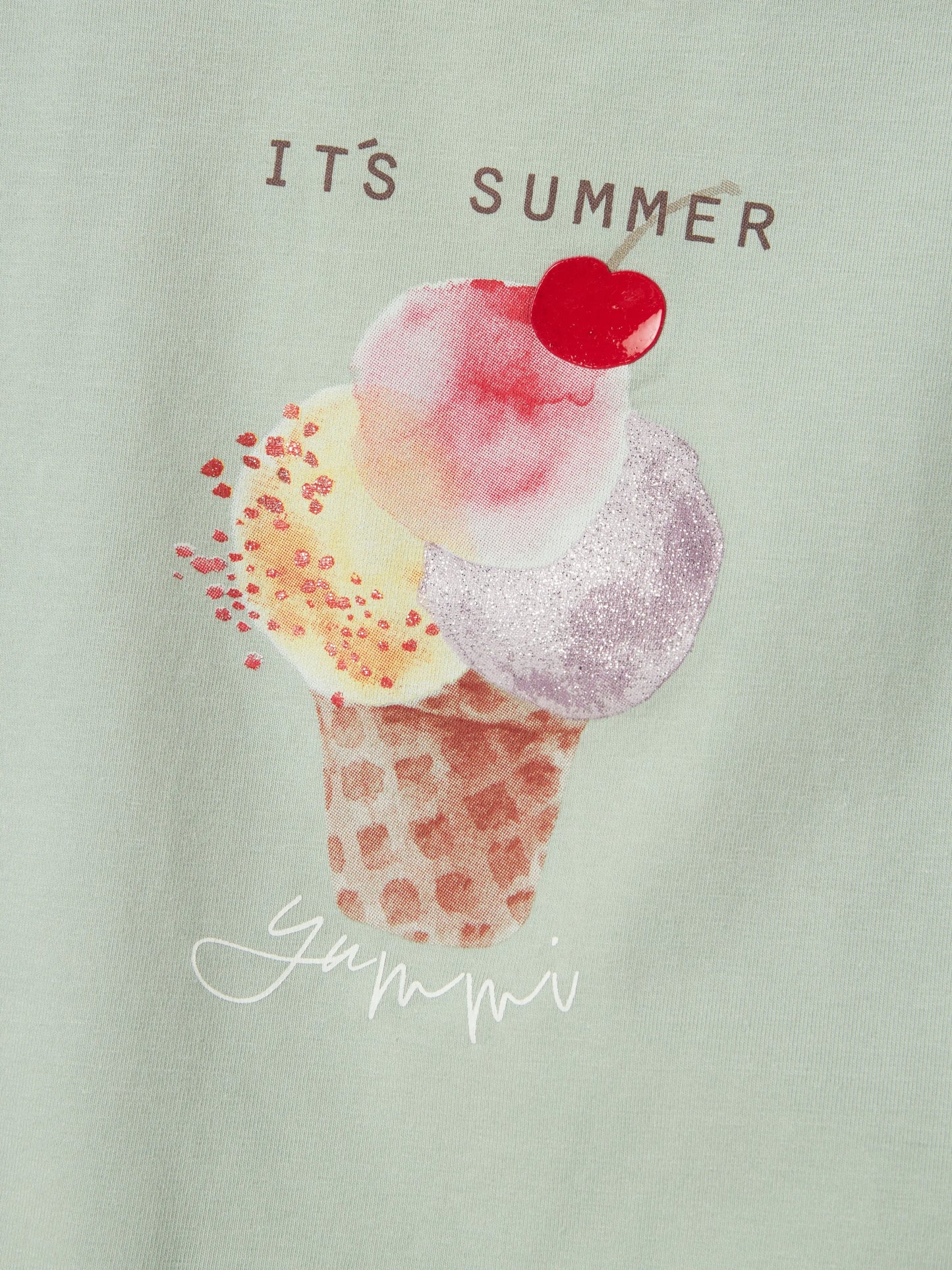 name it - T-Shirt mit Eis-Motiv Mokkini Kindermode T-Shirt