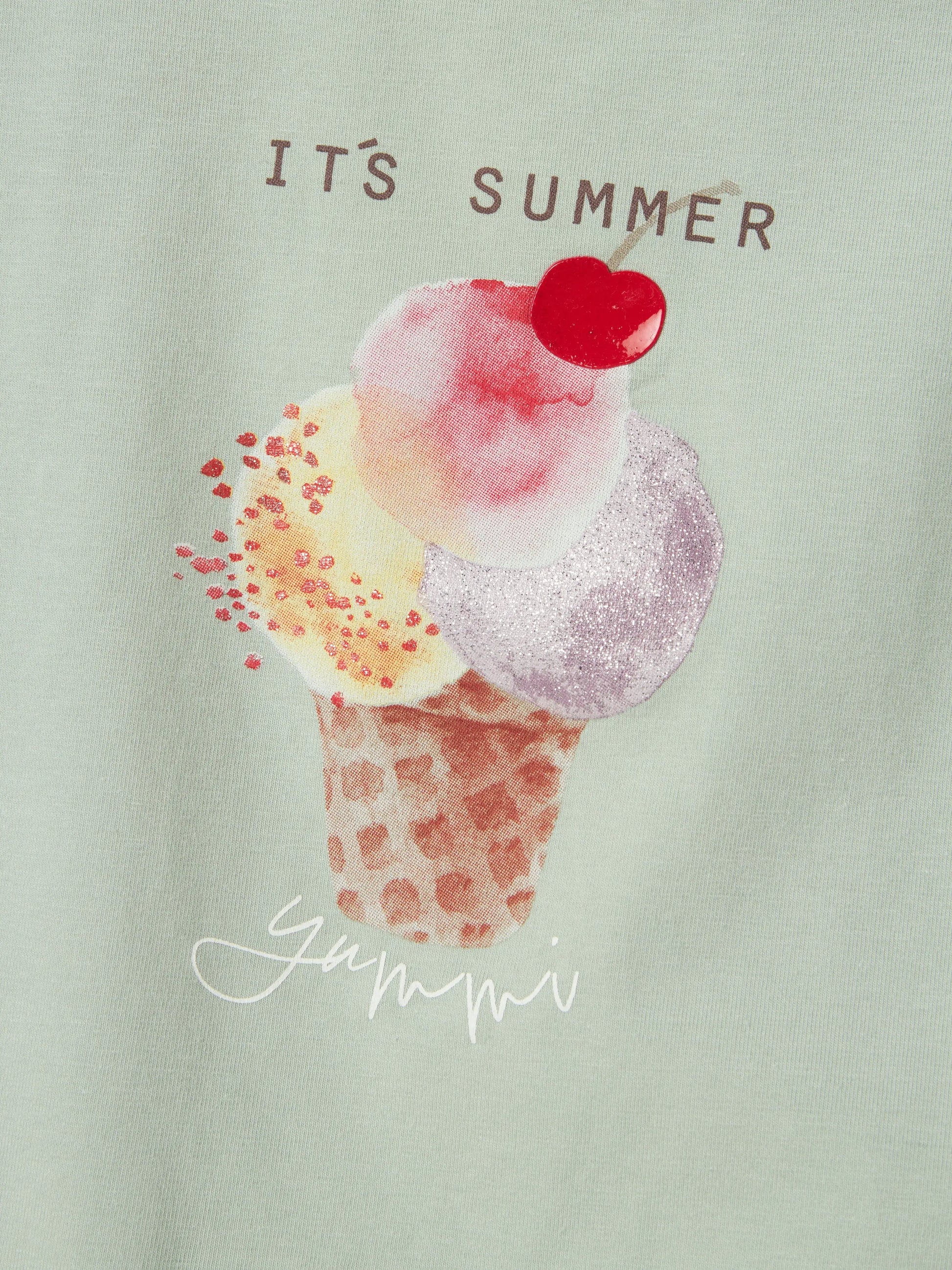 name it - T-Shirt mit Eis-Motiv Mokkini Kindermode T-Shirt