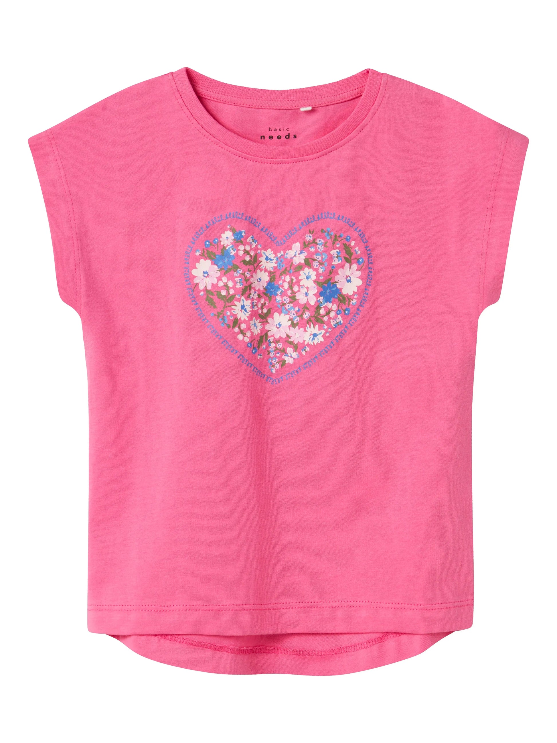 name it - T-Shirt mit Herzmotiv Mokkini Kindermode T-Shirt