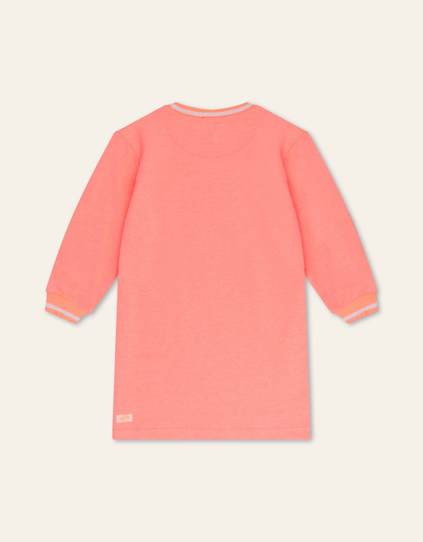 Oilily Sweatkleid mit großem Logo-Patch-Mokkini Kindermode