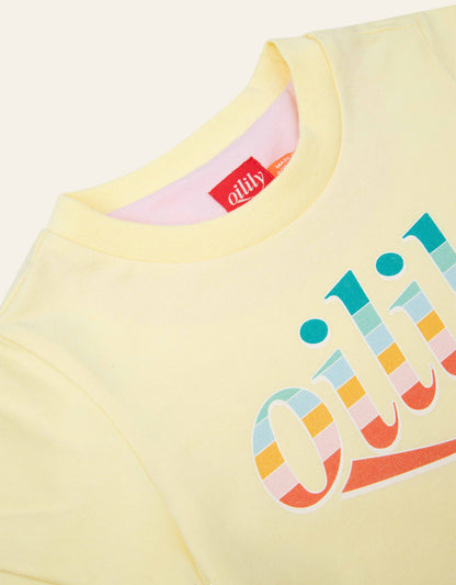 Oilily T-Shirt mit Glitzerdruck-Mokkini Kindermode